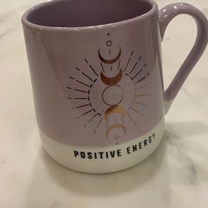 Positive energy coffee or tea cup.